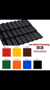 CAT TEMBOK KILOAN BERAT BERSIH 1KG CAT GLOSS CAT KAYU & GENTENG CAT TAHAN SEGALA CUACA BERKUALITAS