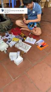 Kìm bấm cos vuông HSC8 6-4A1200 đầu cos Túi 500 cái đủ loại cos ống tròn cos pin