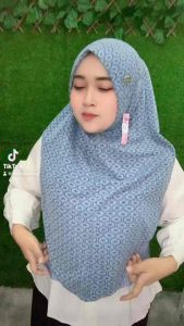 Hijab Instan AINUN OVAL Nonped Jersey Mamosa Premium by Ayyuby Hijab
