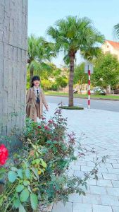 Set áo khoác thu đông mangto KHÁNH AN BABY NA KIDS dáng dài chân váy xếp li bé gái set măng tô kaki cho bé gái 8-48kg