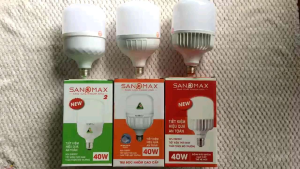 Bóng đèn led bulb trụ 40W siêu sáng tiết kiệm điện năng Sanomax