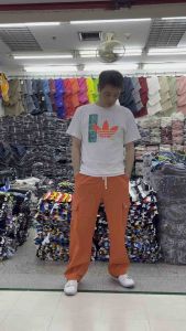 CR-กางเกงCR-คาร์โก้ขายาวเป็นผ้ายืด ผู้ชาย/ผู้หญิง Clothing Pants เสื้อผ้า