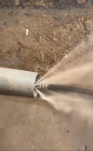 Dây Thông Tắc Cống Cam Cao Cấp 7 Tia ( Tặng Kèm Béc 4 Tia ) Bằng Áp Lực Nước Sử Dụng Bằng Máy Rửa Xe Mini Gia Đình