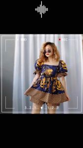 ชุดเซ็ท มินิเดรส+กางเกงขาสั้น