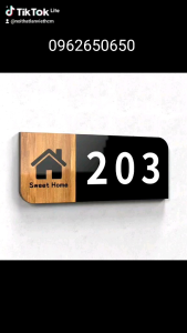 Bảng số nhà - bảng phòng - bảng dãy trọ - bảng phòng trọ - bền đẹp