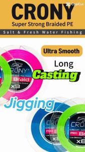 Senar PE X8 Crony Pro Braid 50M: Senar Berkualitas Tinggi untuk E-commerce