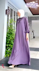 DRESS WANITA KEKINIAN & BAHAN AIR FLOW