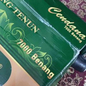 Kain pelikat sarung tenun 7000 benang cendana