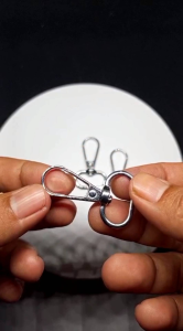 gait tas 2cm. ring cantolan tas. kaitan tas. warna NEKEL