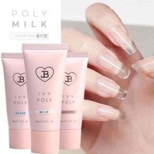 " Ivy poly gel 30g - Jin.B ": Gel nối dài móng đắp móng Hàn quốc Jin Bnối dài tạo form móng đơn giản
