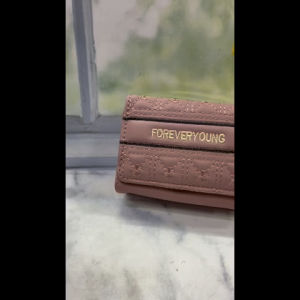 Dompet Lipat wanita kecil bordir koin