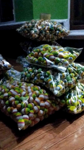Pelampung pancing sepon setarlet pake kawat 100 pcs No 2