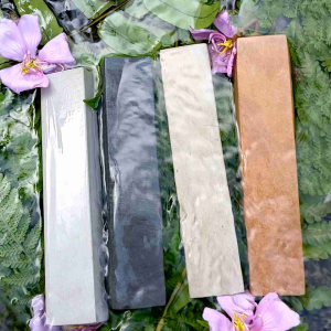 BATU ASAHAN PISAU TAJI AYAM PALING BAGUS SATU SET ISI 5 BIJI ASLI ALAM