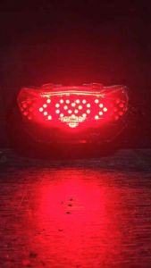 Stop Lamp Running Aerox Model Terhubung & Desain Love Model 8 Mode Otomatis