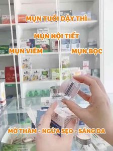 KEM MỤN CREAM X5 Phiên bản xanh 10g ( sản phẩm mới của bs Hoa)