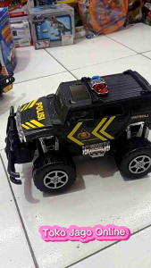 mainan mobil patroli polisi jumbo roda otomatis sirine