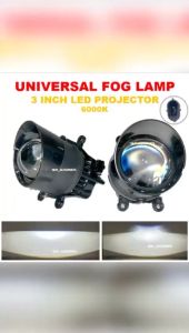 Universal 3.0 LED Projector Fog Light Lamp Honda City Jazz CRV Civic Odssdy Ford Suzuki Subaru Proton Spotlight Lights