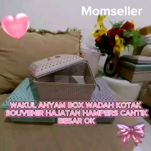 LUSINAN 220 WAKUL ANYAM 220 KERANJANG HAJATAN SELAMATAN HAMPERS BOX WADAH WAKUL HAJATAN