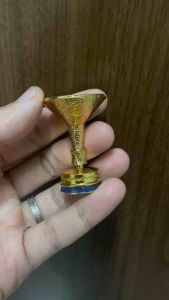 Miniatur Trofi Serie-A Italia Piala Seri-A Trophy Mini Figurine Football Soccer Sepakbola Merchandise Hobi Koleksi Figurine Souvenir Pernak Pernik Koleksi Bola Hadiah Diorama XV Kids