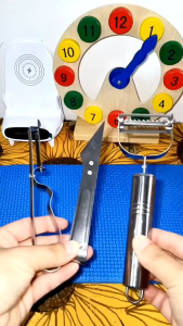 PISAU PEELER ALAT PENGUPAS BUAH/SAYUR STAINLESS SET 3IN1