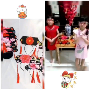 BANDO PUTRI CHEONGSAM ANAK & DEWASA | BANDO CNY EDITION | BANDO IMLEK | BANDANA IMLEK CNY EDITION | BANDO PUTRI HUANZHU ALA DINASTY | CNH8813