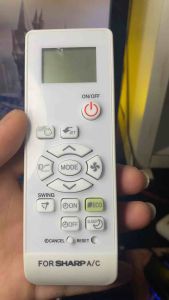 Remote điều khiển máy lạnh điều hoà SHARP 1 chiều . Đồ bấm máy lạnh SHARP . Tặng kèm pin sử dụng