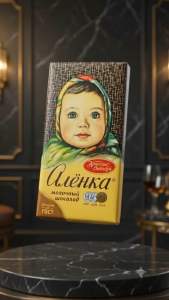 Socola Em Bé Nga Alenka (Алёнка) 15g - Chocolate Sữa Nội Địa Nga Thơm Béo