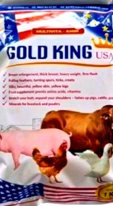 Goldking USA1kg (Hoa Kỳ) – Siêu Tăng Trọng Giúp Vật Nuôi Lớn Nhanh Tiết Kiệm Chi Phí
