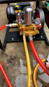 Bộ tay cầm có lưới lọc chống cặn tắc đầu xịt ren 14mm máy phun áp lực nông nghiệp (bộ lọc chống tắc ống) (bộ lọc cặn)