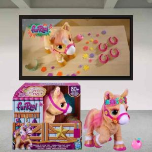 FurReal Cinnamon My Stylin’ Pony Toy 14-Inch Electronic Pets 80+ Sounds & Reactions 26 Accessories - พร้อมส่ง