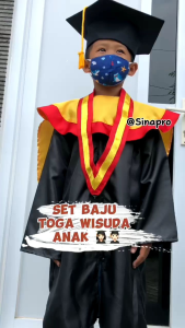 Baju Toga Wisuda SD/TK &  Grade A Quality/ Baju Anak Photoshoot Bayi Jubah Wisuda /Baju Kelulusan TK
