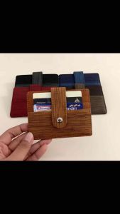 MARIONE - CARTENZ Dompet Kartu Pria Wanita 3 Slot Kartu + 1 Slot Tenggah Dompet Card Holder Mini Terbaru