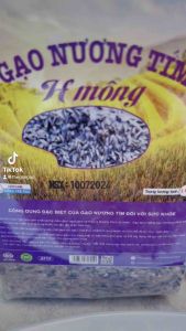 Gạo tẻ nương tím Hmong Túi 1kg - Tốt cho sức khỏe - Giá sỉ date mới