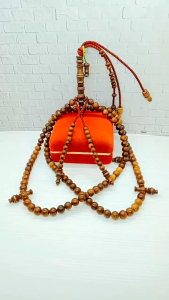 tasbih tijani kayu kelor emas model bulat 8mm S77