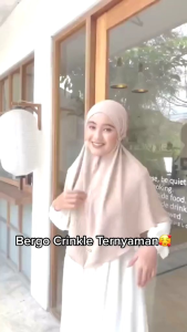 BERGO CRINKLE TERBARU/KERUDUNG TALI (L) /CRINKLE AIRFLOW seri C