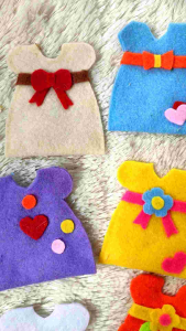 Angpau Karakter & Dress Flanel 12 Warna Motif Random