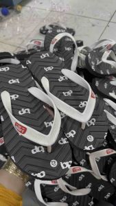 Dép Tông Nam bp logo sport Vân Sóng Đế Cao Su Cứng 04