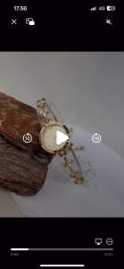 Jam Tangan Wanita Tali Rantai Serut Model Bulat Angka Analog Jam Perempuan Kekinian