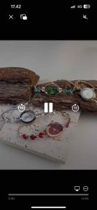 Jam Tangan Wanita Oval Rantai Serut Analog Fashion Terbaru Elegant