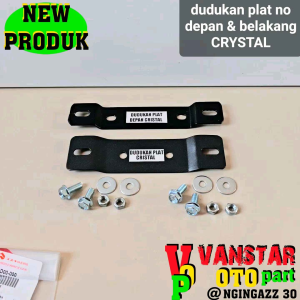 dudukan plat nomor DEPAN BELAKANG SUZUKI CRYSTAL CRISTAL