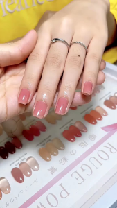 Set sơn gel Thạch 18 màu RABIA tone màu nude hồng siêu xinh  chai sơn 15ml  chất sơn đậm đặc