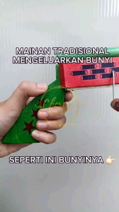 MAINAN TRADISIONAL PISTOL BUNYI TANPA PELURU / MAINAN ANAK