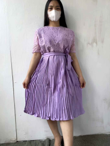 Dress Wanita Korea Kekinian Dress Formal Dan Casual Gaun Simple Elegant Mayang Dress zh