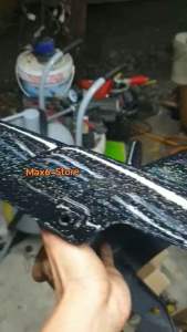 YAMAHA Y15ZR V1 V2 INNER HITAM KILAT DIAMOND COVER RANTAI REAR FENDER INNER REAR HUGGER COVER RANTAI TAYAR BLACK DIAMOND EXCITER 150 SPIDER 150 LC150 YSUKU INNER SET BLACK DIAMOND COVER TYRE MUD FLAP