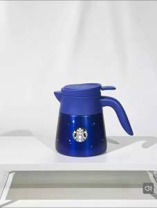♡Ready Stock♡ STARBUCKS Full Moon Gathering Stainless Steel Pot
