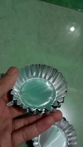 Cetakan Keu Pie/Sus 20 pcs ukuran bulat 7cm tinggi 2cm