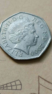 100% Authentic 2000 UK Elizabeth II 50 Pence old coin good condition   *Actual photo taken not from library photos   * Cataloges #0244   Issuer  United Kingdom   Queen Elizabeth II (1952-2022)  Type: Standard circulation coins  Years: 2000