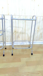 Rak Dispenser Air / Rak Serbaguna Bahan Stainless Crom 2 Susun & 3 Susun