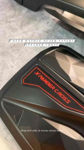Paket Komplit Cover Handle Outer Tutup Tangki Bensin XPANDER CROSS doff tulisan merah carbon