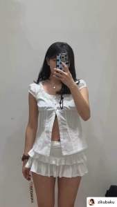 [พร้อมส่ง/ของแท้] Glowny - Sugar Puff Blouse